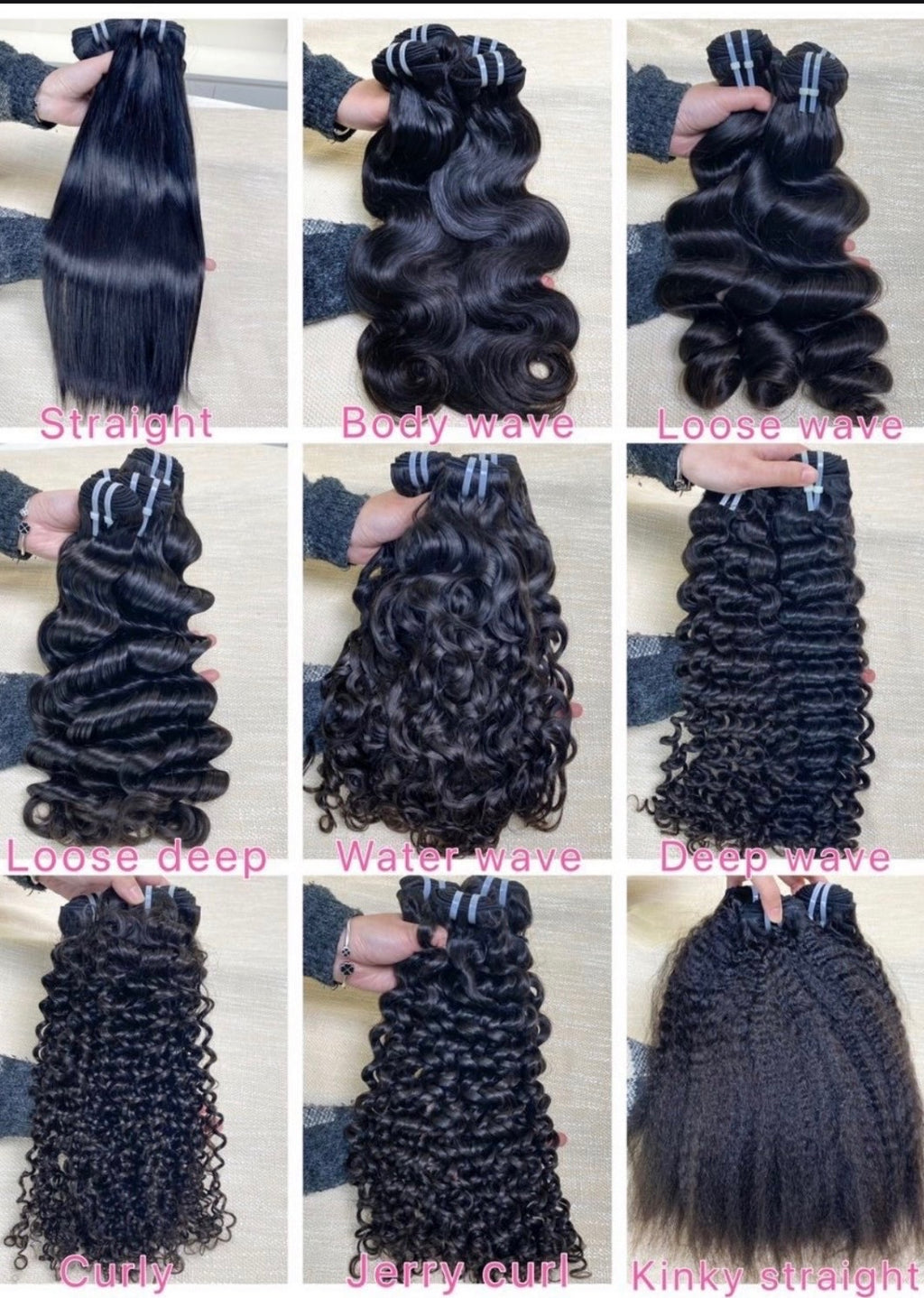 Wholesale 10 Bundle Pack – 100% Human Hair